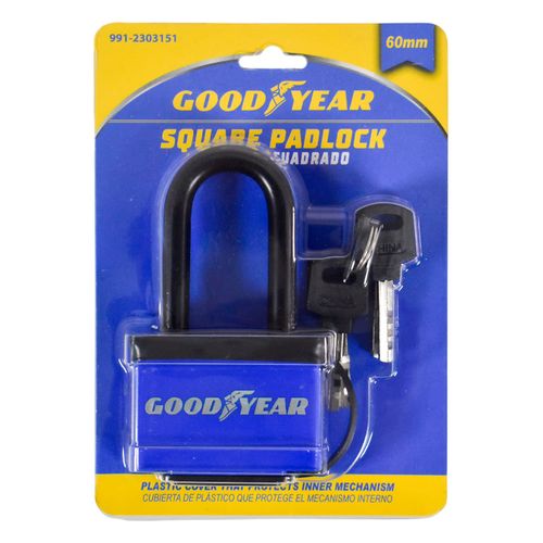 Candado Impermeable Azul-Negro GOODYEAR 60x42