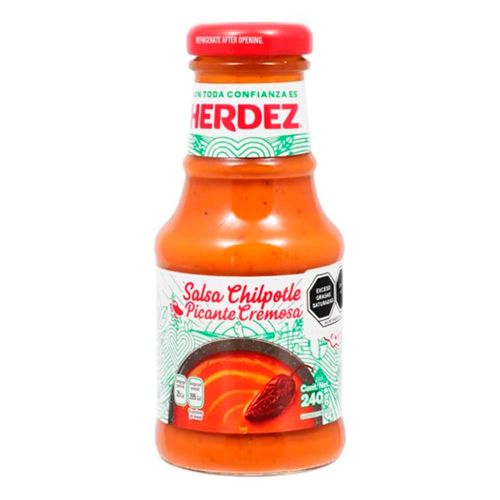 Salsa Chipotle Picante Cremosa HERDEZ 240 g