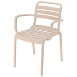 Silla-de-Jardin-Apilable-Beige-en-pp-59x57x84-cm-0