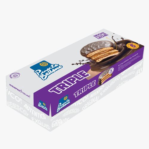 Pack x 6 alfajor triple PUNTA BALLENA