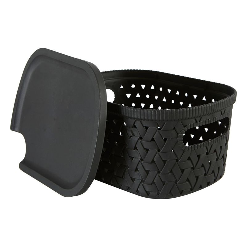 Cesta-con-Tapa-23-L-Five-Negro-1