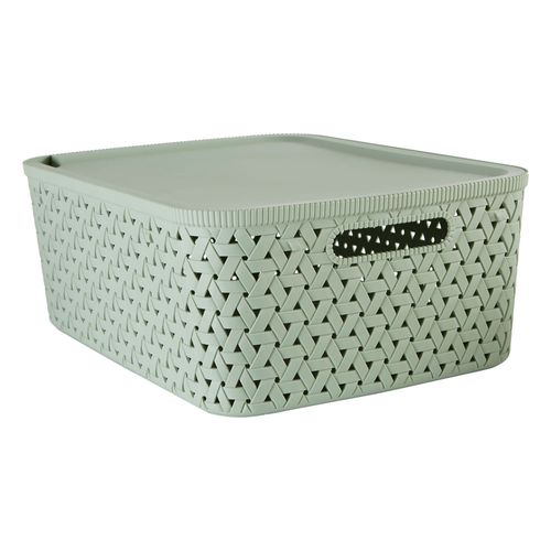 Caja Organizadora 15 L 40x30,5xh15 cm Verde Five