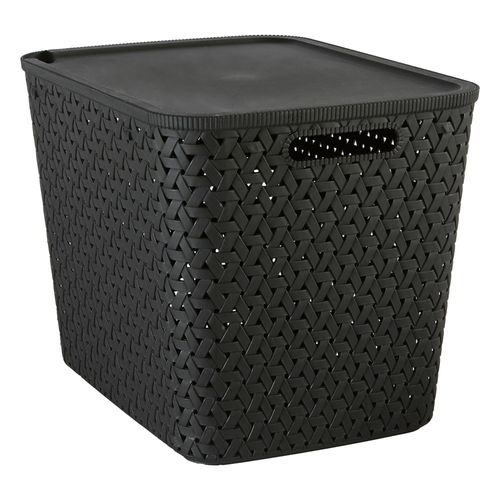 Caja Organizadora 28 L 39,7x30,2xh30 cm Negro Five