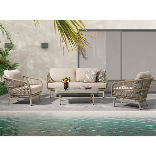 Juego de Jardín Apolo en Aluminio 4 Piezas