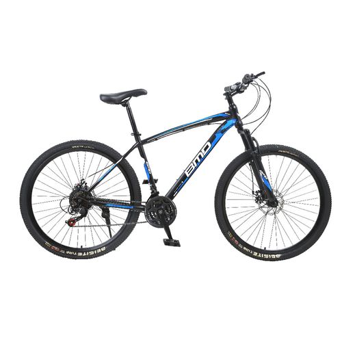 BICICLETA BMD Rodado 26 Acero /21 Velocidades Negro/ Azul Imp.