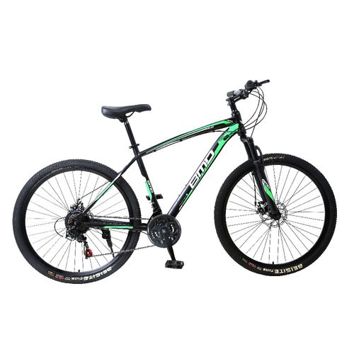 BICICLETA BMD Rodado 26 Acero/21 Velocidades Gris/ Verde Imp.