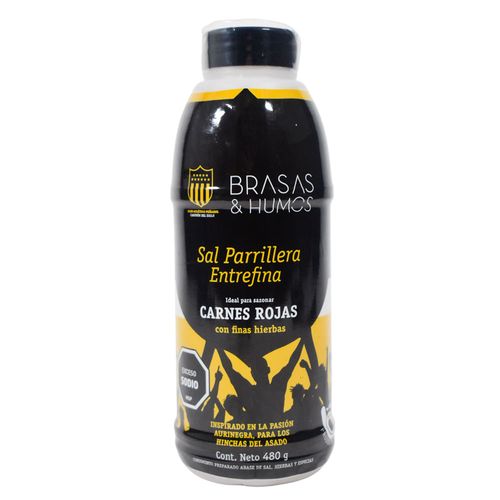 Sal para Carnes Rojas BRASAS y HUMOS Peñarol 480 g