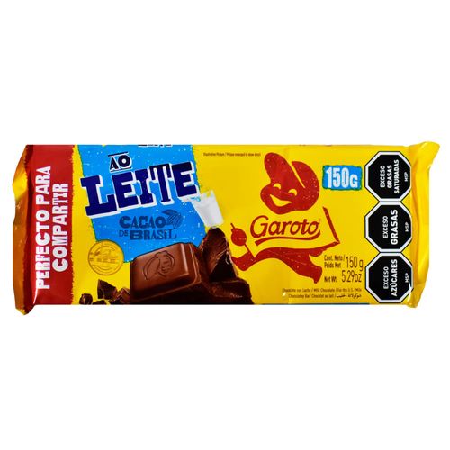 Chocolate GAROTO leche 150 g