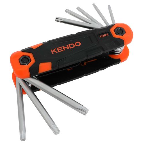 Juego Llaves Plegables de 8 Piezas con Punta Torx KENDO