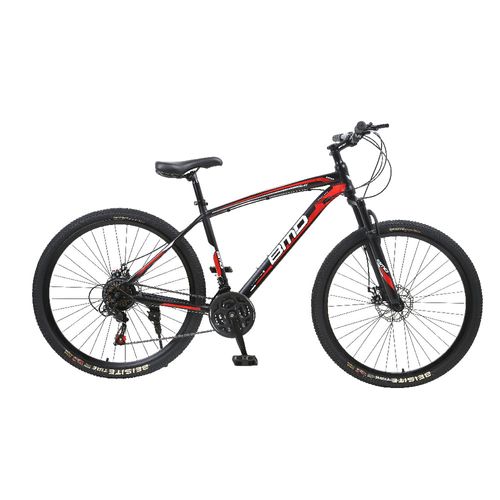 Bicicleta BMD R 29 Acero/21 Vel Negro / Rojo imp.