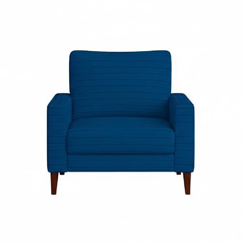 Funda de Sofá 1 Cuerpo Cotton Flex Rayas Azul