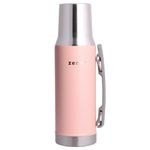 Termo-ZENIT-Acero-Inox-1-L-Rosado-Tapa-Mate-0