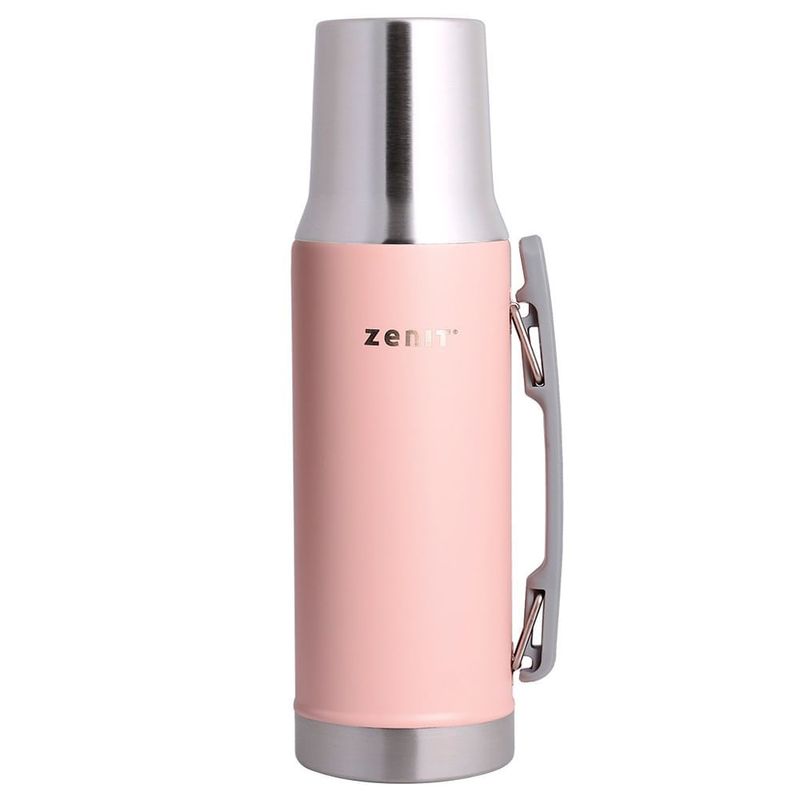 Termo-ZENIT-Acero-Inox-1-L-Rosado-Tapa-Mate-0