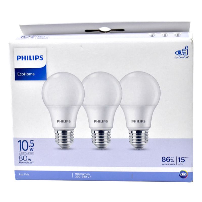 Lampara-PHILIPS-Led-Ecohome-Fria-x-3-105-W-0