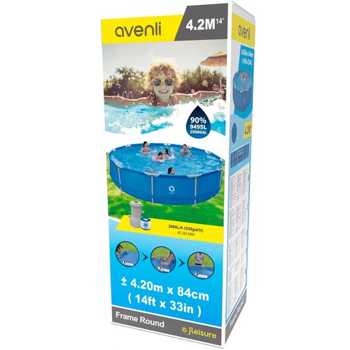 Piscina Jilong Estructuralst 9495 L Con Filtro