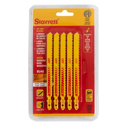 Hoja de calar madera 6D 8 piezas BU46