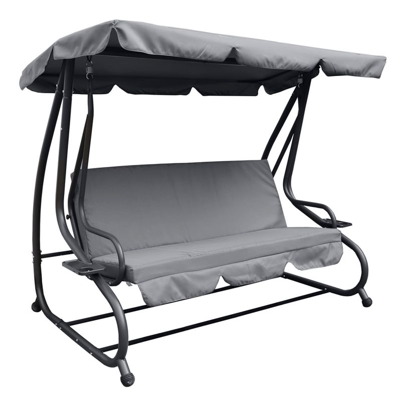 Hamaca-Cama-para-3-Personas-Gris-Oscuro-0