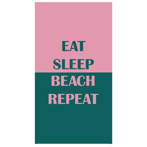 Toalla Playera 86 x 162 cm af-343 Lettering ria