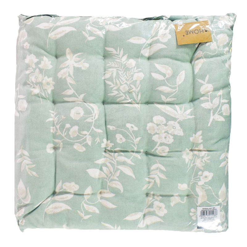 Almohadon-para-Silla-40-x-40-cm-Verde-Agua-con-Flores-0