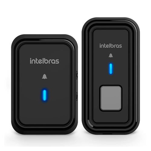 Timbre Inalámbrico INTELBRAS con Bateria Cib 101 Negro