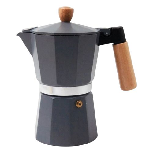 Cafetera italiana de aluminio 300 ml 6t gris m/mad VARENNA