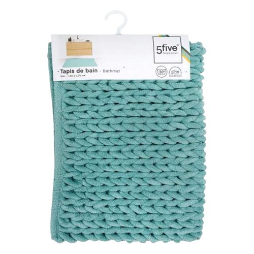 Alfombra de Baño Gruesa 50x75 cm Celeste