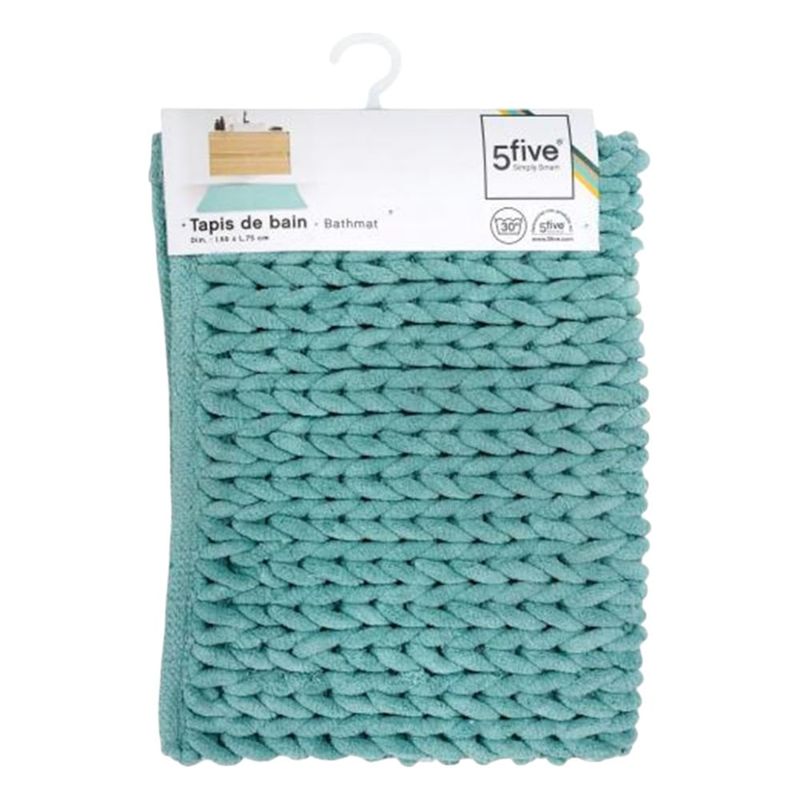 Alfombra-de-Baño-Gruesa-50x75-cm-Celeste-0