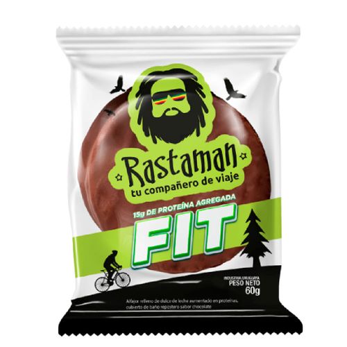 Alfajor RASTAMAN Fit 15% Proteína Agregada 60 g
