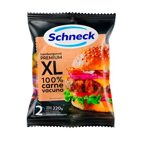 Hamburguesa SCHNECK XL x 2 un. 220 g