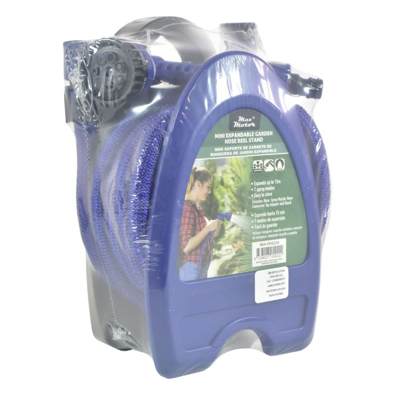 Manguera-de-Jardin-Expandible-Azul-Negro-MAX-MOTOR-1