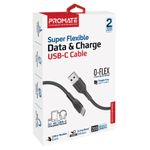 Cable-PROMATE-Xcord-CC200-Usb-usb-c-2-m-Negro-0