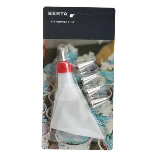 Manga reposteria con punteros de metal