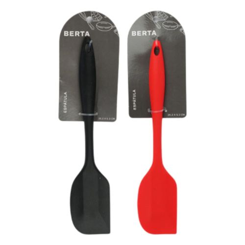 Espátula curva de silicona antiadherente 26x5 cm