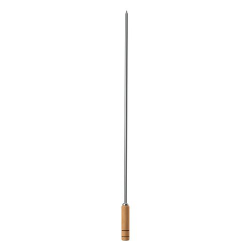 Pincho 85 cm niquelado mango madera