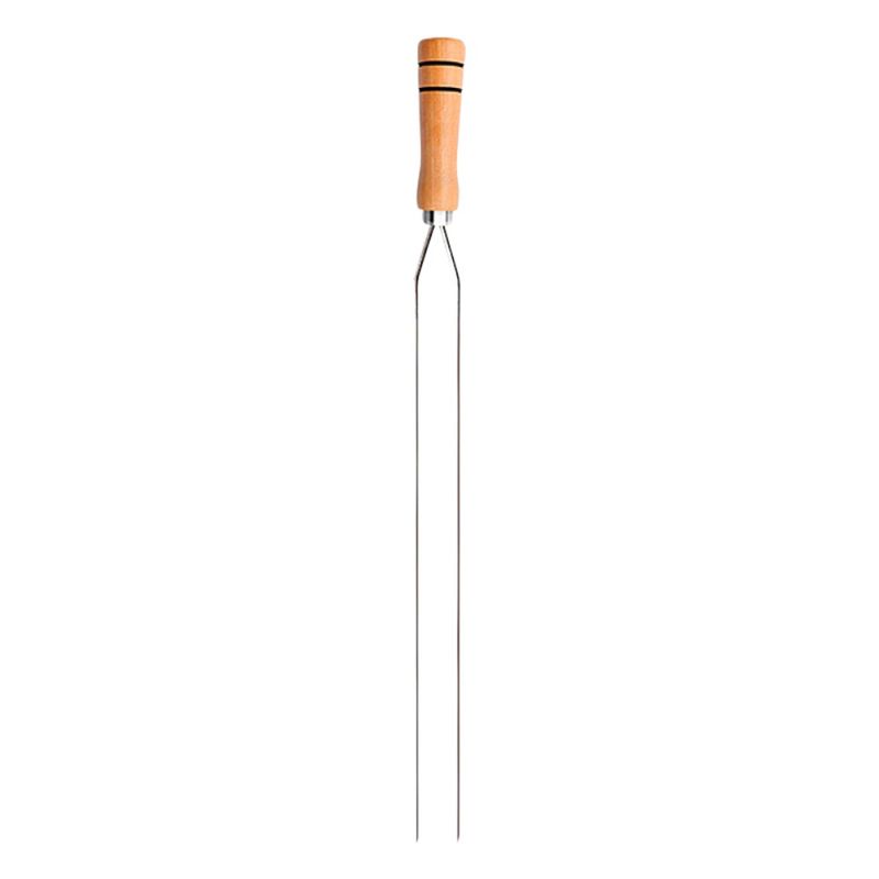 Pincho-65-cm-niquelado-mango-madera-0