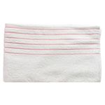 Toalla-Gigante-86-x-150-cm-Blanco-con-Franjas-Rosadas-0