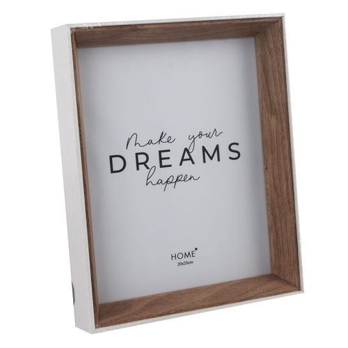 Portarretrato con marco de madera 20x25 cm