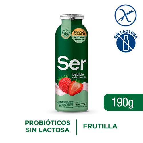 Yogur Frutilla SER Natural 190 g