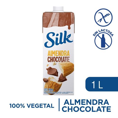 Bebida almendra chocolate Silk 1 L