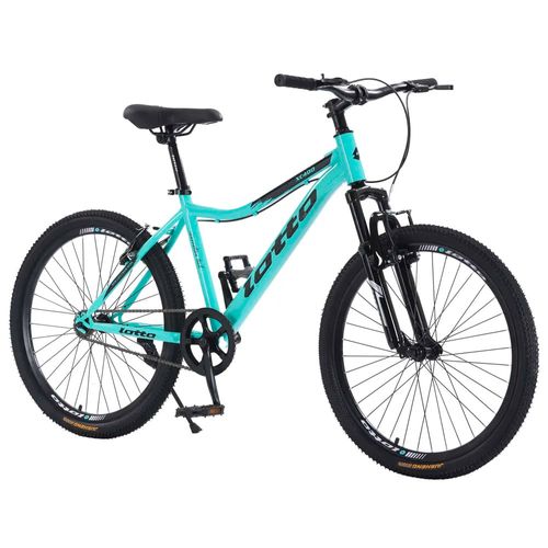 Bicicleta LOTTO mtb Rod. 20 Cuadro Curvo Turquesa-Negro