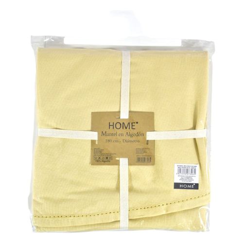 Mantel redondo 180Cm beige