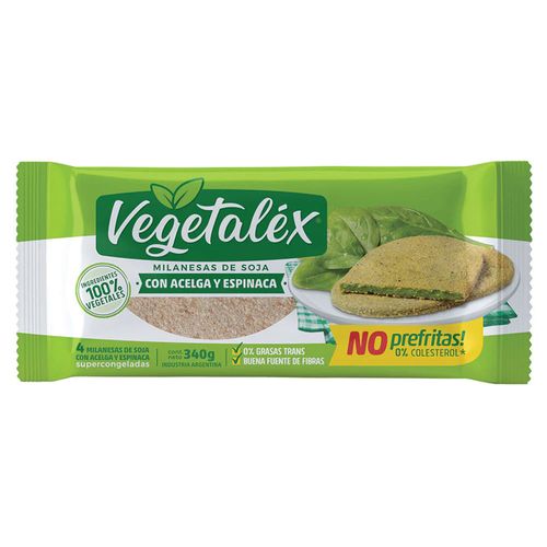 Milanesa VEGETALEX Soja Especial Acelga 4 un.
