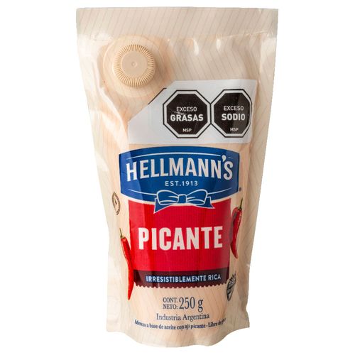 Mayonesa HELLMANN'S Picante Doy Pack 250 g