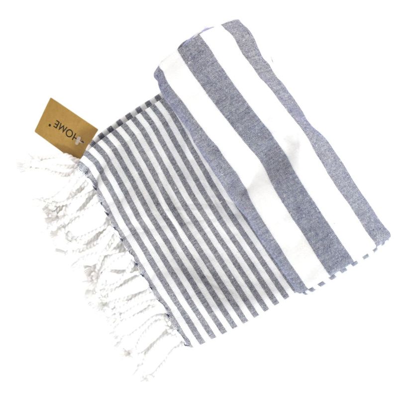 Throw-Playero-con-Flecos-Azul-60-x-170-cm-1