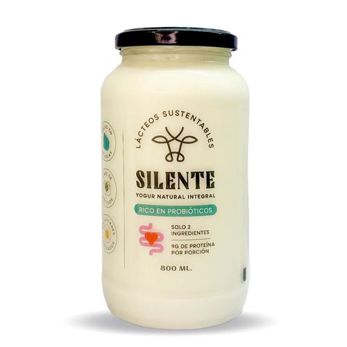 Yogur Natural SILENTE 800 cc