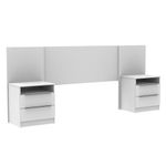 Cabecera-Extn--2-Mesas-de-Luz-237-x-100-x-40-cm-Blanca-0