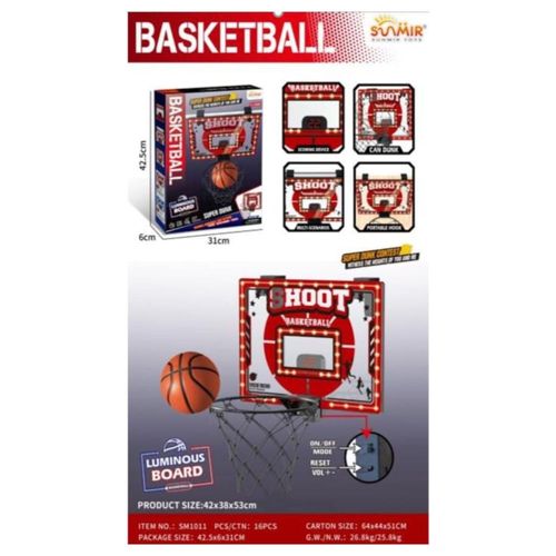 Tablero de Básquet de Acrílico Digital