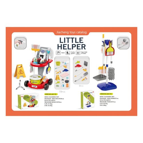 Set de Limpieza en Carro