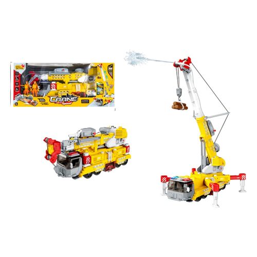 Camión Grúa con Movimiento Sonidos y Accesorios