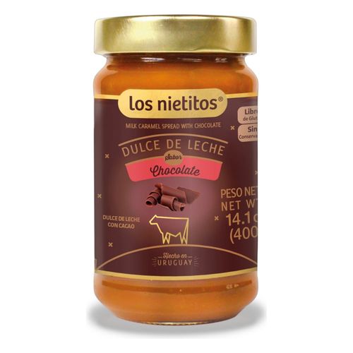 Dulce de Leche LOS NIETITOS con Chocolate 400 g